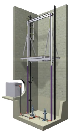 a drawing of a bathroom with a toilet and a shower